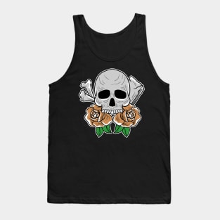 Skull rose Tank Top